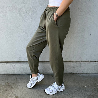 COLLEGE super slouchy khaki joggers *NEW*
