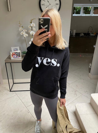YES black hoody