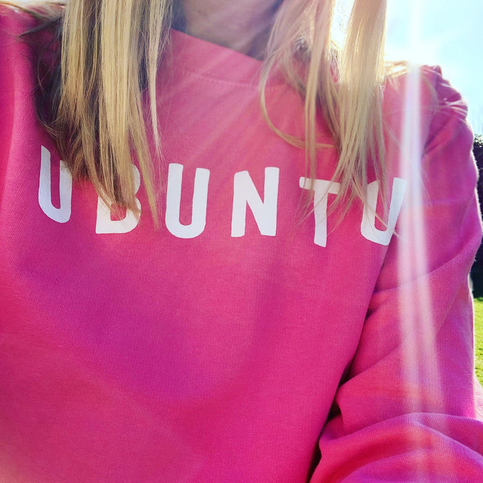 PRE-LOVED Ubuntu neon pink  sweatshirt