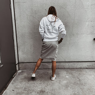 Light grey ULTIMATE jogger skirt
