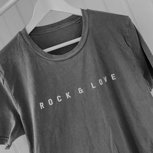 ROCK & LOVE vintage black boyfriend tee *new*
