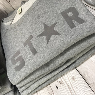 Grey STAR word sweat