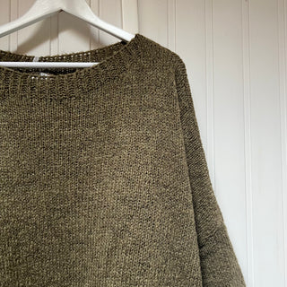 Milano KHAKI SCOOP NECK jumper *NEW*