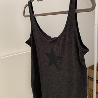 Black star grey vest size 12