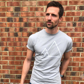 Triangles Grey Tee