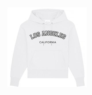 Super slouchy white LOS ANGELES hoody *super slouchy fit*