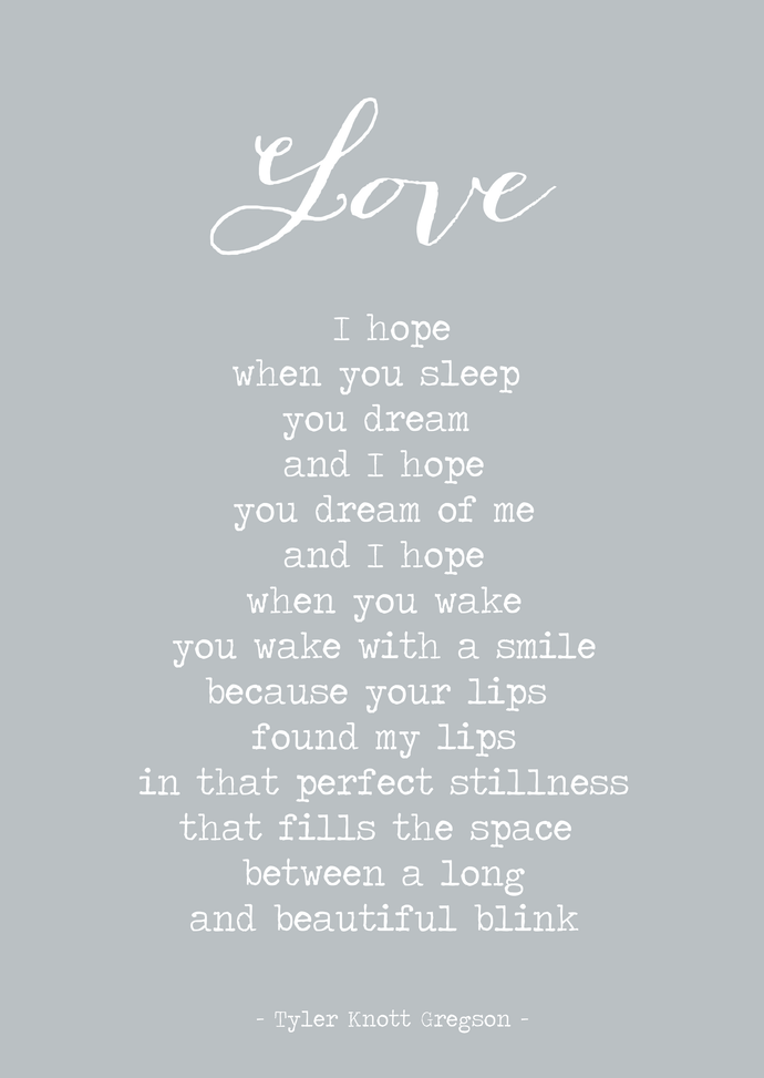 Love... A4 print