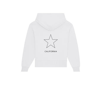 Super slouchy white LOS ANGELES hoody *super slouchy fit*